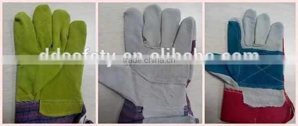 DDSAFETY 2017 With 5Years Experience Working Gloves Cow Split Leather Safety Glove photo-4