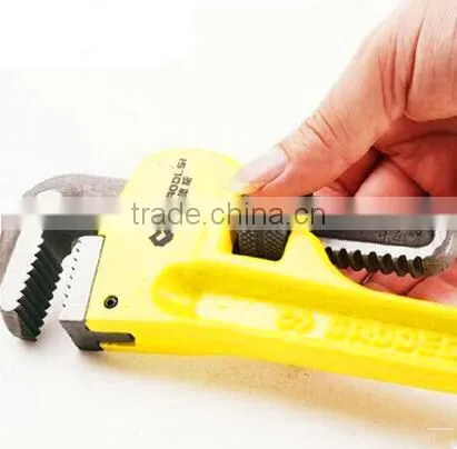 Heavy Duty Pipe Wrench With Sticky Plastic Handle photo-2