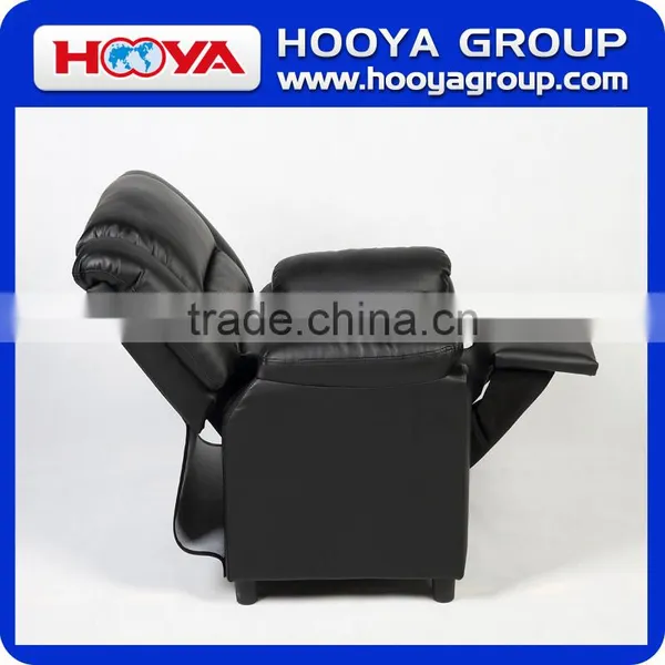 Kids Sofa- Black,W63 D57 H77,PU+sponge+crude Wood photo-2