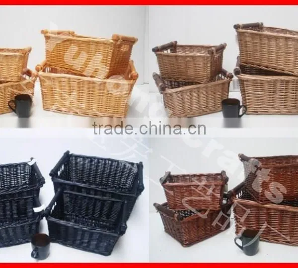 Handmade Traditional Willow Basket photo-3
