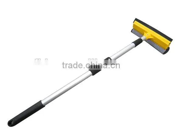 Rubber Sponge Wiper Aluminum Extended Long Handle Window Squeegee photo-2