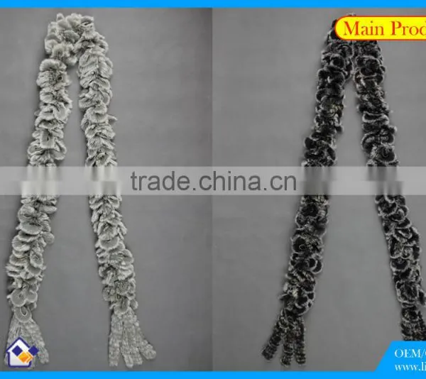 High Quality Knitted Rex-Rabbit Scarf photo-2