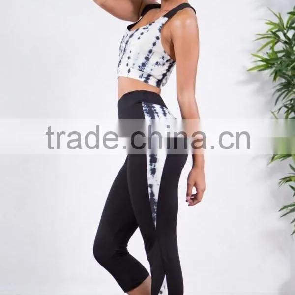 Wholesale Women Sport Bra White Tie Dye Sport Bra For Women HSB6995 photo-3