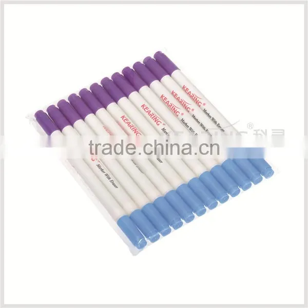 2017 New Kearing Manufacture Multifunction 1.0mm Dual Nibs Violet&Blue Air Erasble Water Erasable Marker photo-2