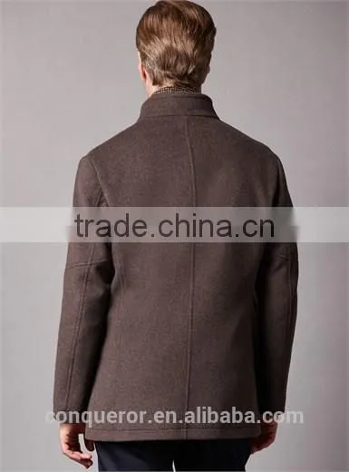 Wool High Quality Winter Warm Men Coat Made to Measure Overcoat. BCL014 photo-4