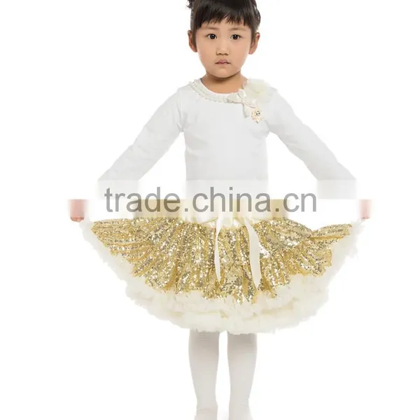 2016 Baby Girls Fall Sequin Outfit Kids Clothes Set Girls Boutique Set photo-5