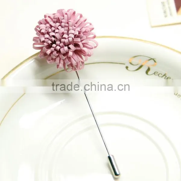 Zm53219a Fashion Fabric Flower Brooches for Man photo-3