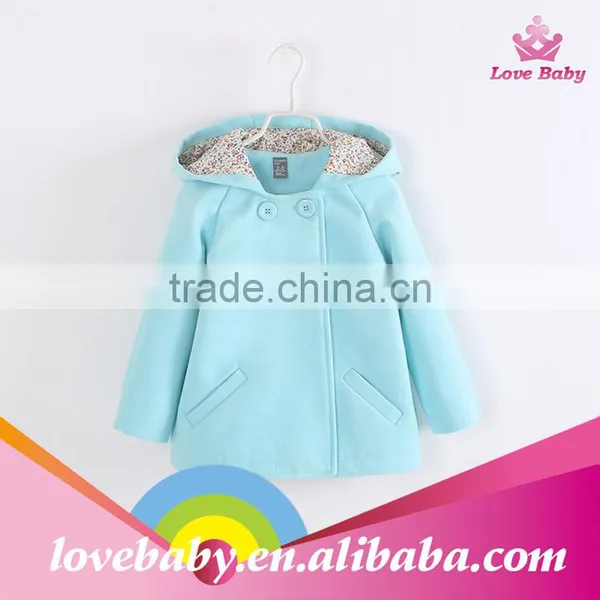 Keep Warm Wholesale Baby Girls Coat Spring and Autumn Kids Coat photo-4