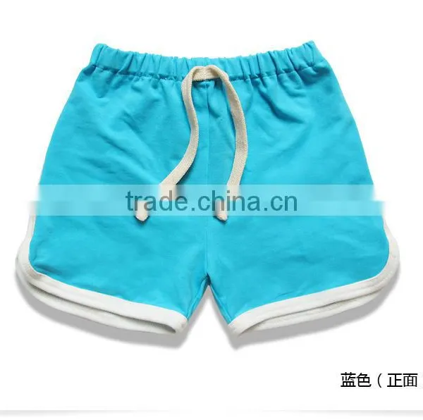 Top Quality Custom Apparel Cheap Quick Dry 100 Cotton Plain Children Sports Shorts photo-6