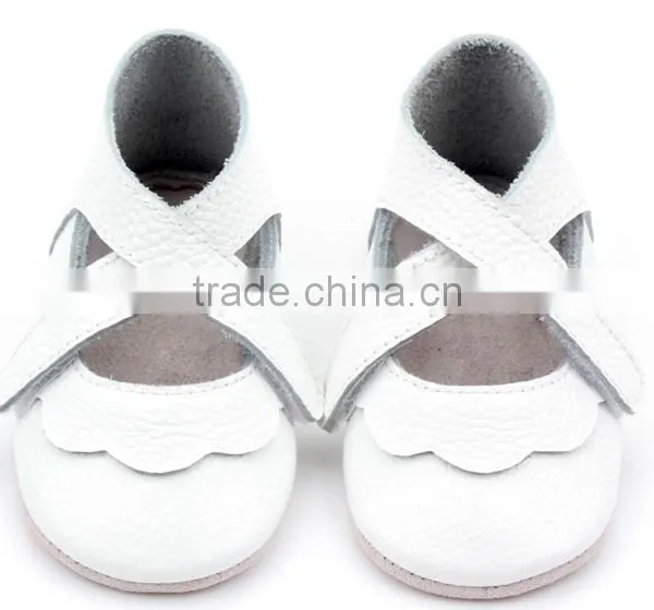 Fancy Skidproof Mary Jane Leather Baby Shoes photo-4
