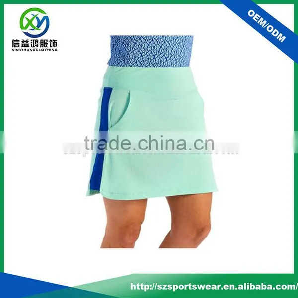 2017 New Design Breathable Mesh Fabric Dry Fit Performance Ladies Skirt, Sport Skirts photo-3