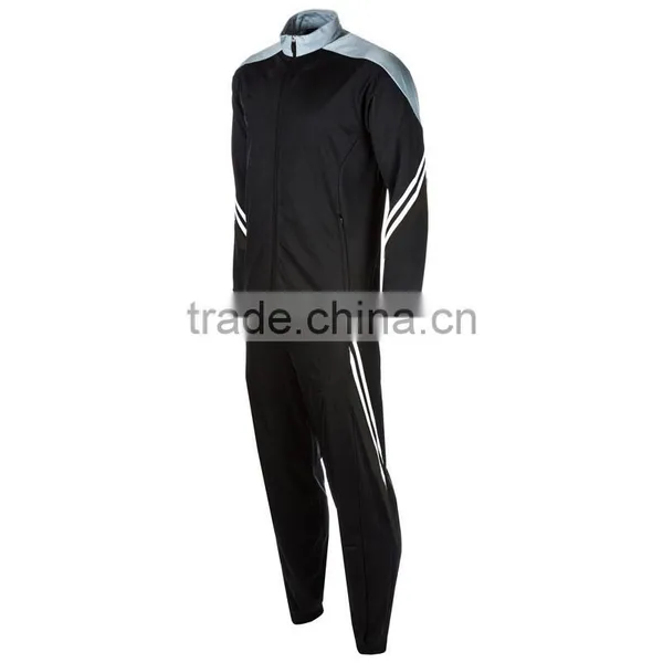 New Design Custom Training /sports Coat and Pant 100% Polyester Track Suit Men photo-3