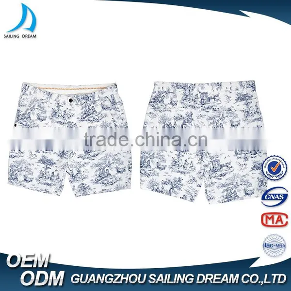 2016 Factory Price Flower Pattern Mens Casual Pants Beach Cheap Fashion New Style Boys Pants photo-2