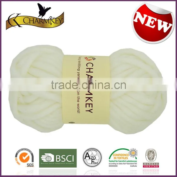 Charmkey Hot Sale Iceland Yarn Acrylic Roving Yarn Polyester Blended Yarn From China photo-3
