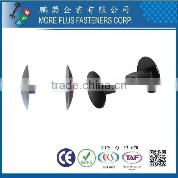 Taiwan Stainless Steel PC N66 Natural Black Nylon Plastic Rivet Plastic Push Rivets Plastic Snap Rivets photo-5