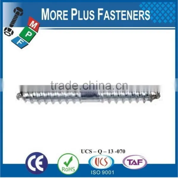 Made in Taiwan Metric Steel Zinc Steel Stainless Steel Wood to Wood Dowel Screw photo-6