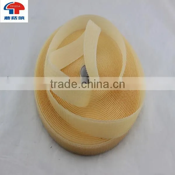 Yellow 2 in 1 Hook & Loop Fastener Tape photo-5