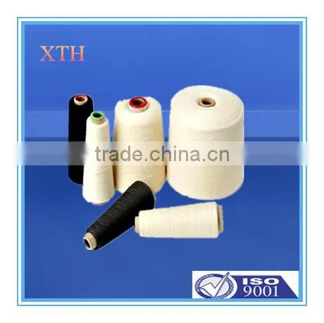 High Tenacity Virgin 100% Sewing Thread Use Raw White Spun Polyester Yarn From China Manufacturer photo-2