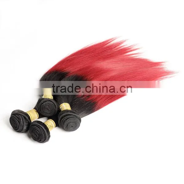 Wholesale 7a Grade Colored Two Tone Hair Weave , Indian Hair photo-2