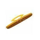 Yellow Professional Single Side Nail Buffer , Nail Art Cream Buffer
