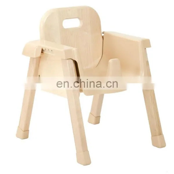 High Quality Montessori Furniture Portable Wooden Baby Chair photo-6