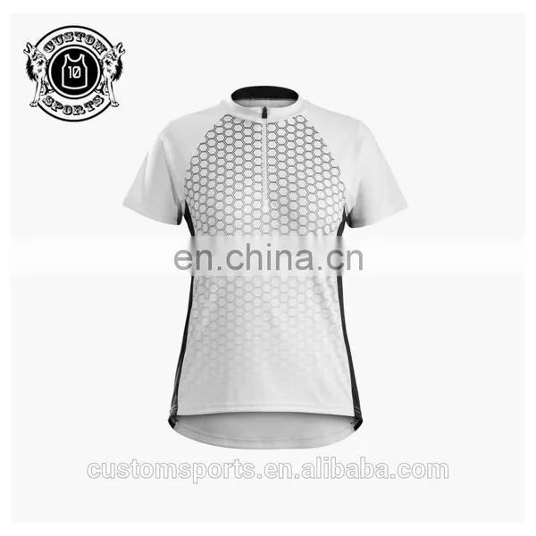 Unique Cycling Jersey With Blank Shorts Sleeve Shirts