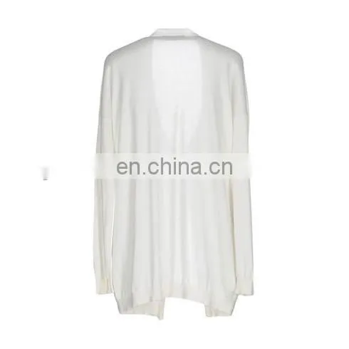 2017 Latest Design Lady Top as Long Sleeve Cardigans for Women Made of Wholesale Silk Fabric photo-4