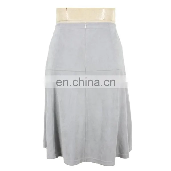 2017 Suede Mid-aged Women Formal Summer Skirt Guangzhou Clogthing photo-2