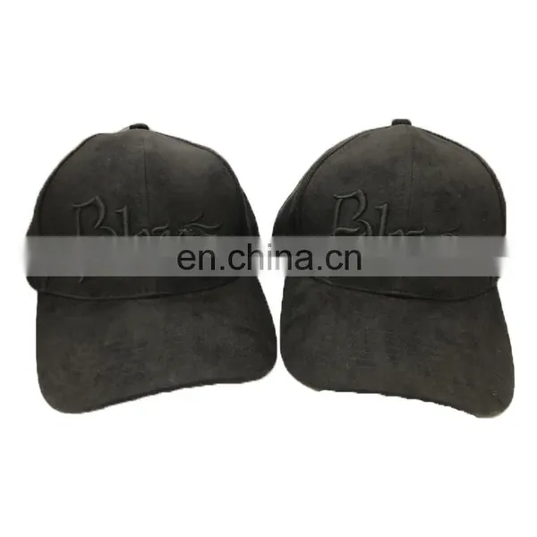 Wholesale Hot Selling 3D Embroidery Custom Promotional Suede Baseball Cap photo-3