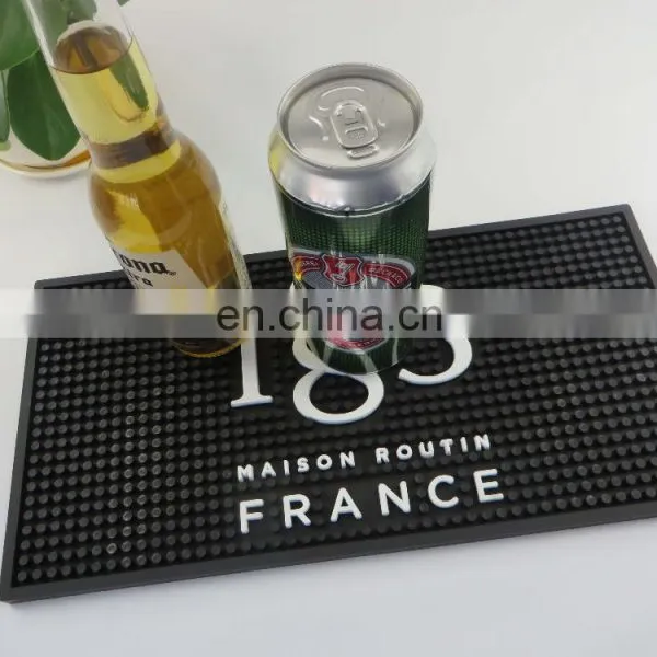 Custom Pvc Bar Mat Pads With 3d Logo photo-2