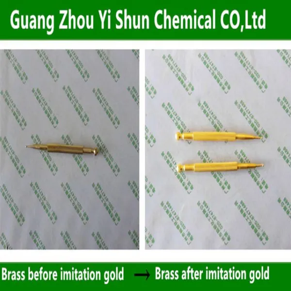 Brass Imitation Gold Agents Metal Imitation Gold Agents Electroless Imitation Gold photo-3