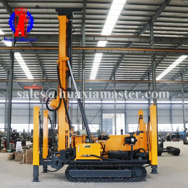 Full Hydraulic Air Drilling Rig JDL-400 From Huaxia Master /soil Layer and Bed Rock Water Well Drilling Machine for Sale photo-4