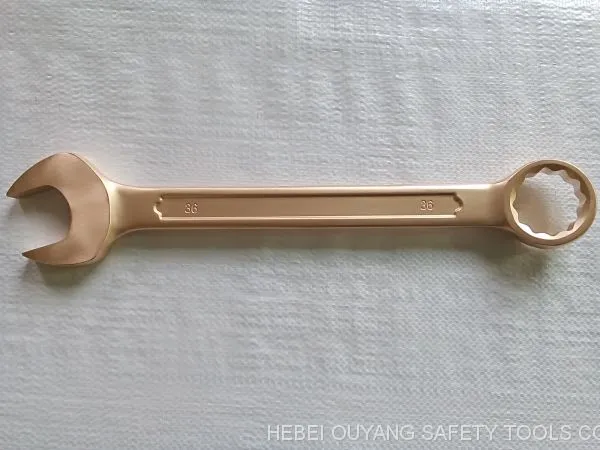 Non-Sparking Tools Combination Wrench Spanner 30mm Aluminum Bronze ATEX photo-3