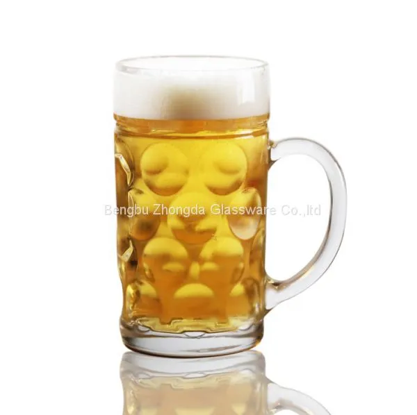 1L High Quality Large Beer Glass Mug With Handle photo-3