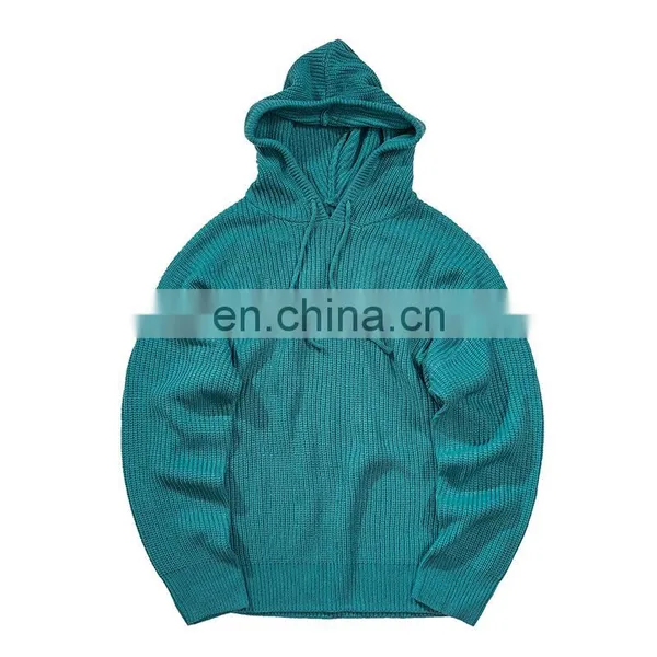 Explosion Amazon Hot Sale With Hood for Men Knitted Sweater photo-6