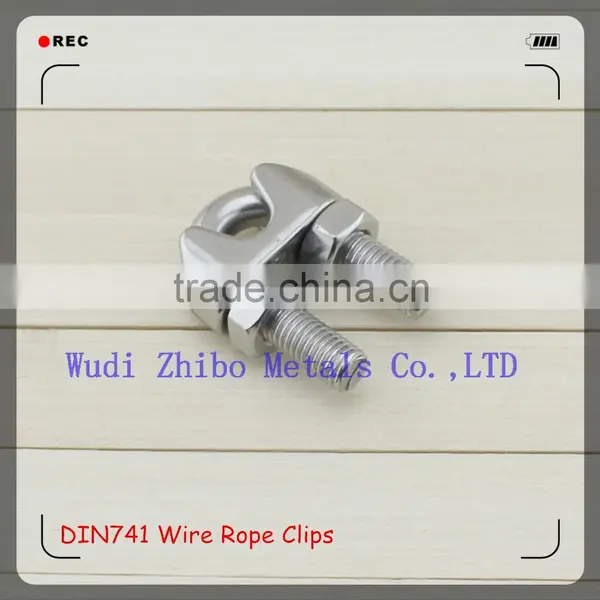Stainless Steel Ringging Hardware Wire Rope Clips/Cable Grips/Wire Rope Clamp photo-4