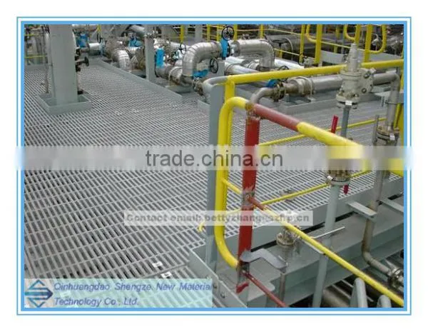 FRP Pultruded Grating/GRP Antiskid Grille for Plant Safety Operation photo-2