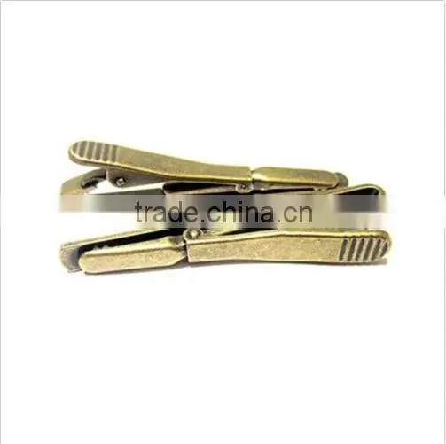 Men Metal Multi Colors Solid Simple Necktie Tie Bar Clasp Clip Clamp Pin 5pcs photo-4