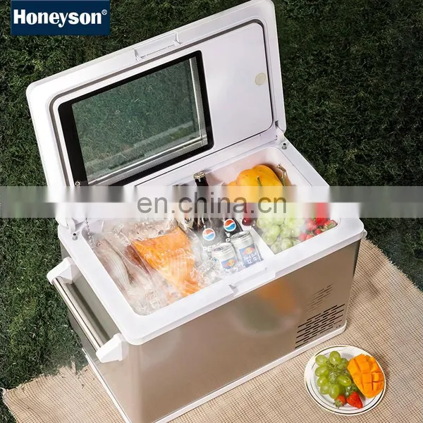 52L Car Fridges 12V Dc Mini Car Fridge Freezer Automobile Compressor Car Refrigerator photo-3