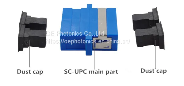 Cheap SC UPC Simplex Single Mode Plastic Fiber Optic Coupler Adapter SC to SC photo-3