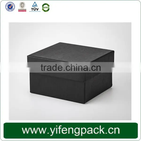 Handmade With Pillow Inside Paper Black Single Watch Box,Watch Gift Box photo-4