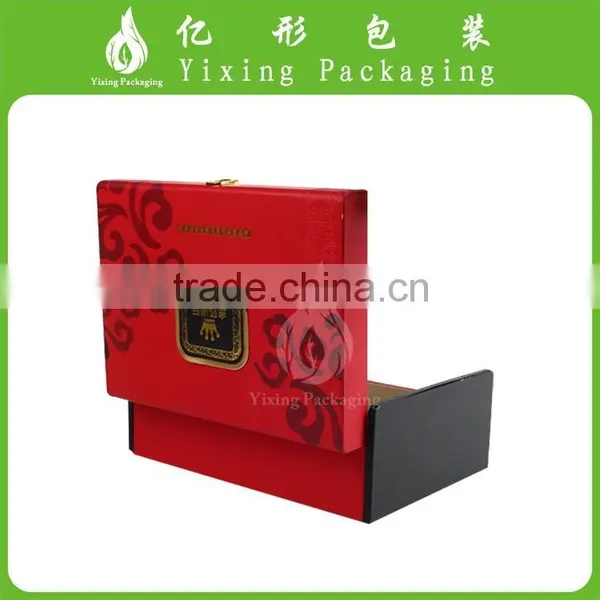 Luxury High End PU Leather Wooden Perfume Box Hot Sale photo-3