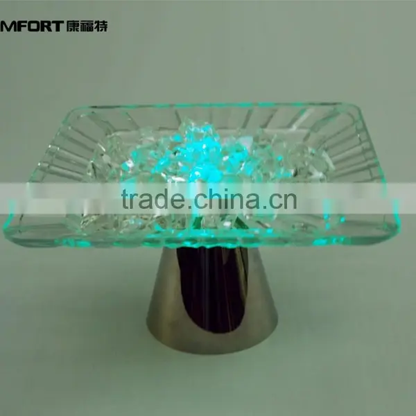 Luminous Cheap Square Clear Bar Use Serving Tray photo-3