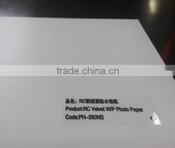 Resin Coating Velvet Waterproof Photo Paper 270gsm photo-3