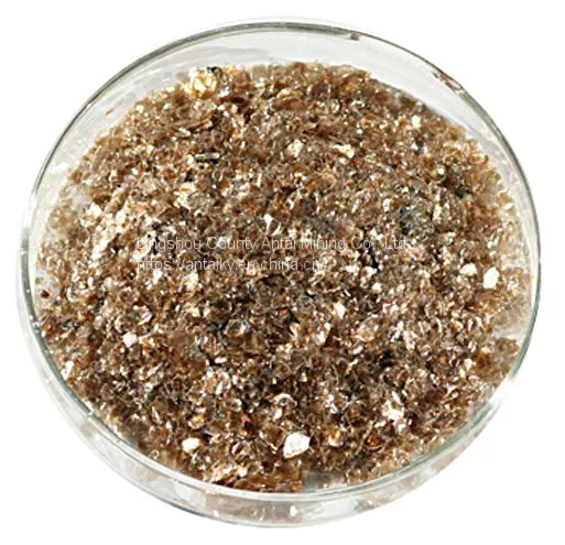 Natural Mica Flakes Calcined Gold Mica Flakes Gold for Epoxy Floor Coating photo-5