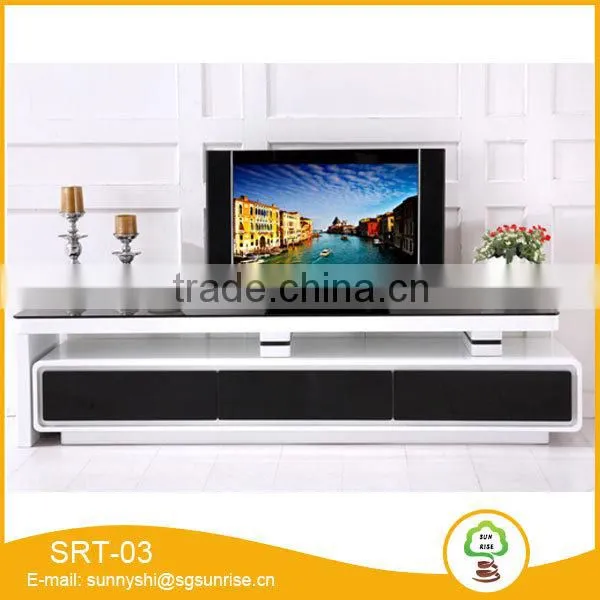 Modern Style High Glossy Lacquer TV Stand Coffee Table Set photo-2