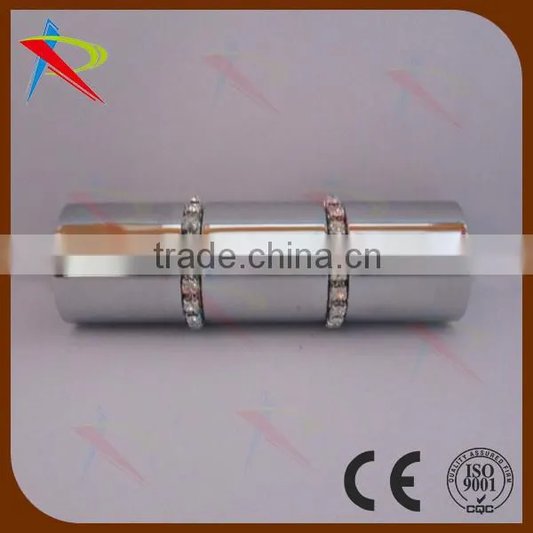 Polished Chrome Stainless Steel Shower Curtain Rod Set for Sale photo-5