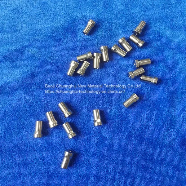 Chuanghui New Material Titanium Alloy Processing Titanium Circular Tube Lathe Processing CNC Processing High Precision Hardware and Mechanical Accessories photo-2