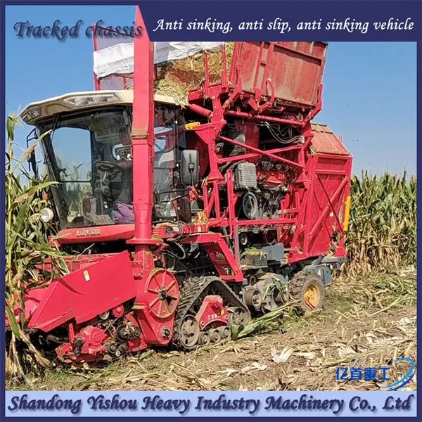 Corn Combine Harvester Modified Track Chassis Anti Sinking Vehicle photo-5