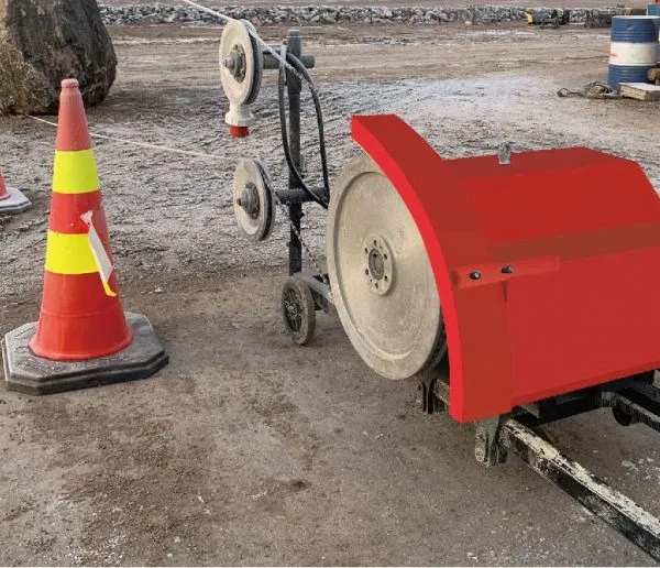 Diamond Wire Saw Stone Block Cutting Machine For Granite And Marble Squaring And Dressing Machine photo-4